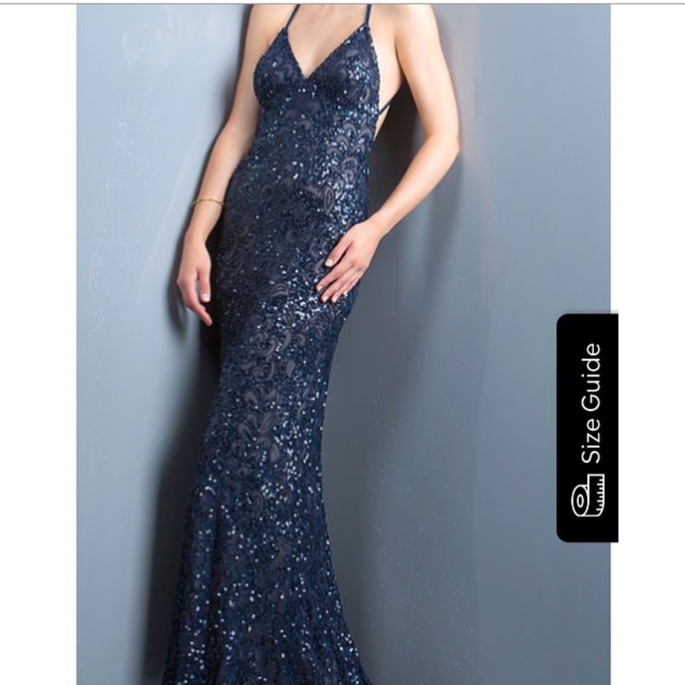Scala beaded sequin prom dress/gown